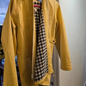 Lot one raincoat yellow unise size Large.